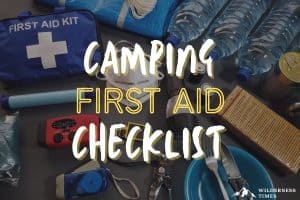 Camping First Aid Checklist