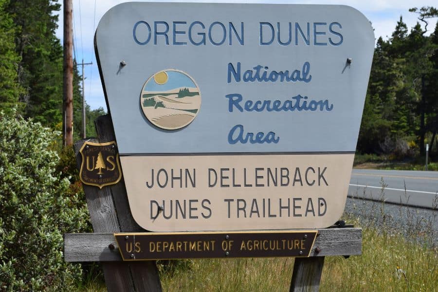 Oregon Dunes National Recreation Area - John Dellenback Dunes Trailhead