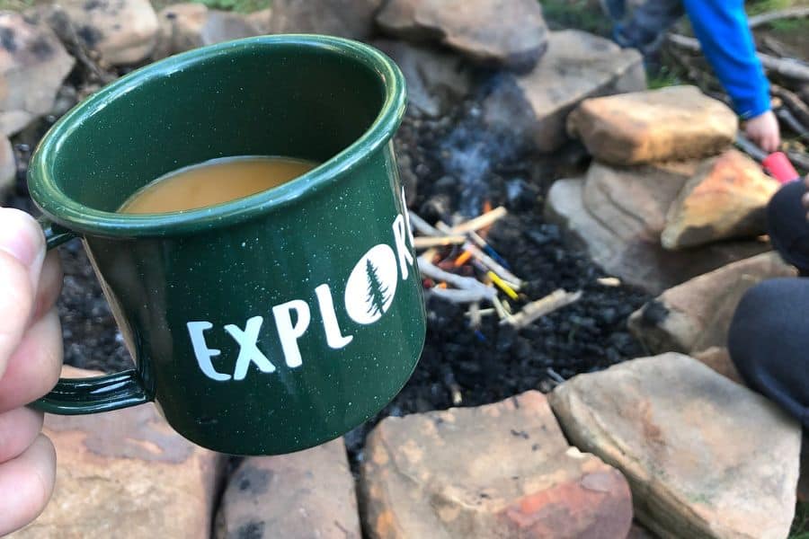 A nice cup of camp coffee