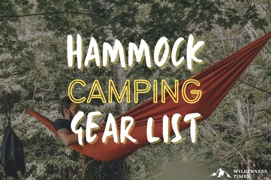 Hammock Camping Gear List
