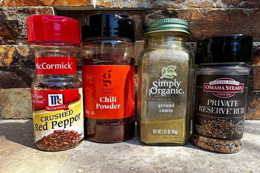 Spices for camping