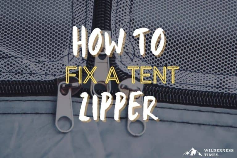 How to fix a tent zipper