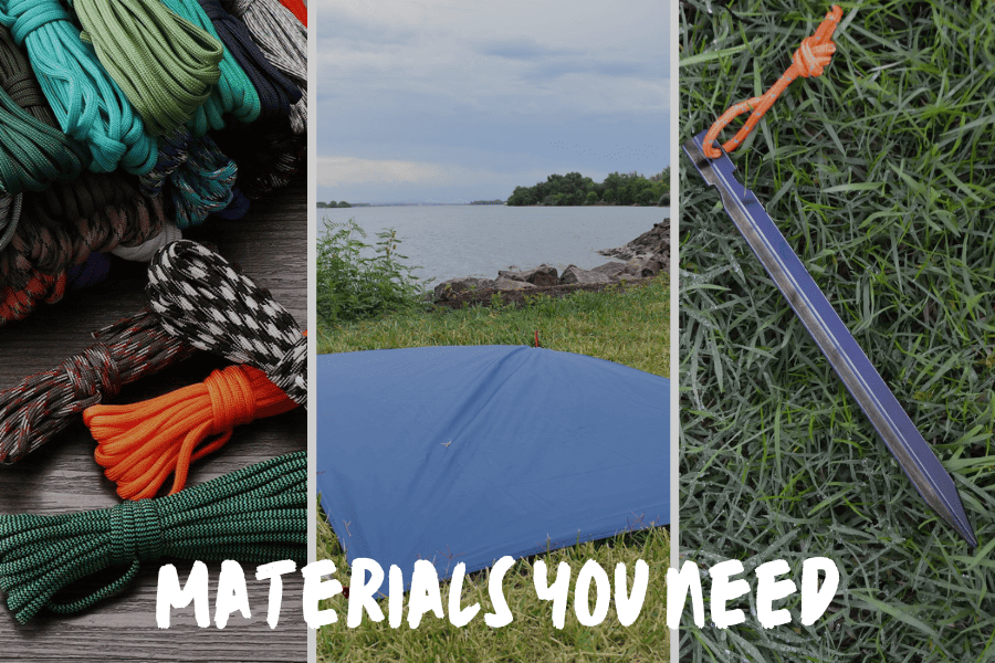 how to make a camping tent from scratch: Materials You Need