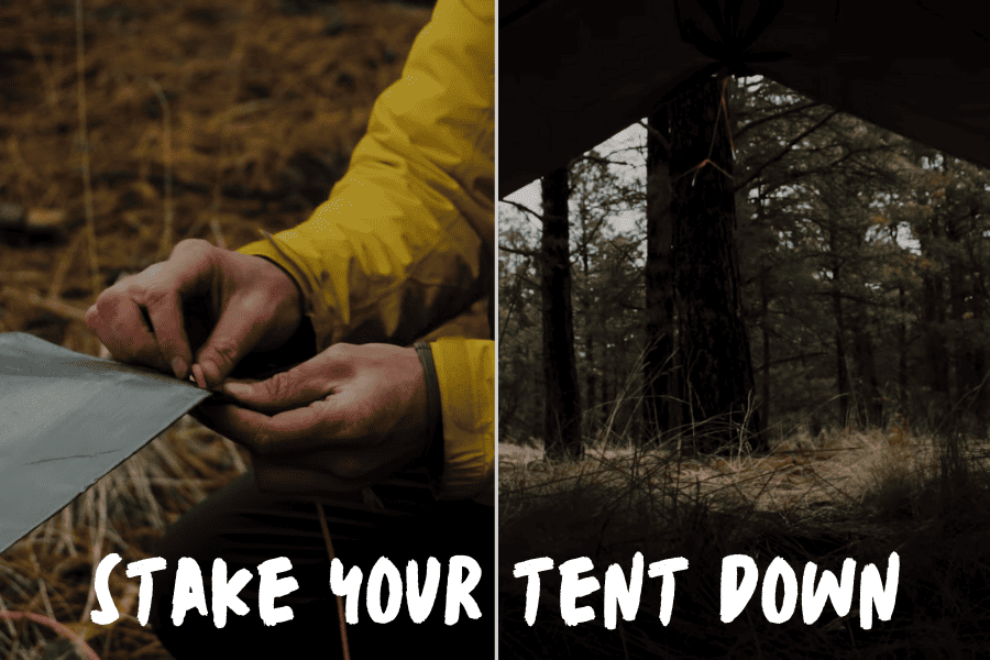 Step 5: Stake Your Tent Down