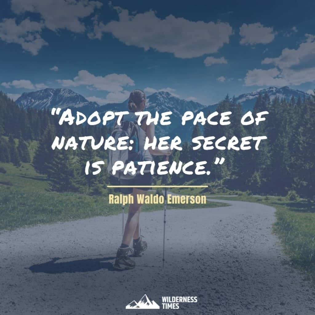 Hiking Quote - Ralph Waldo Emerson Quote
