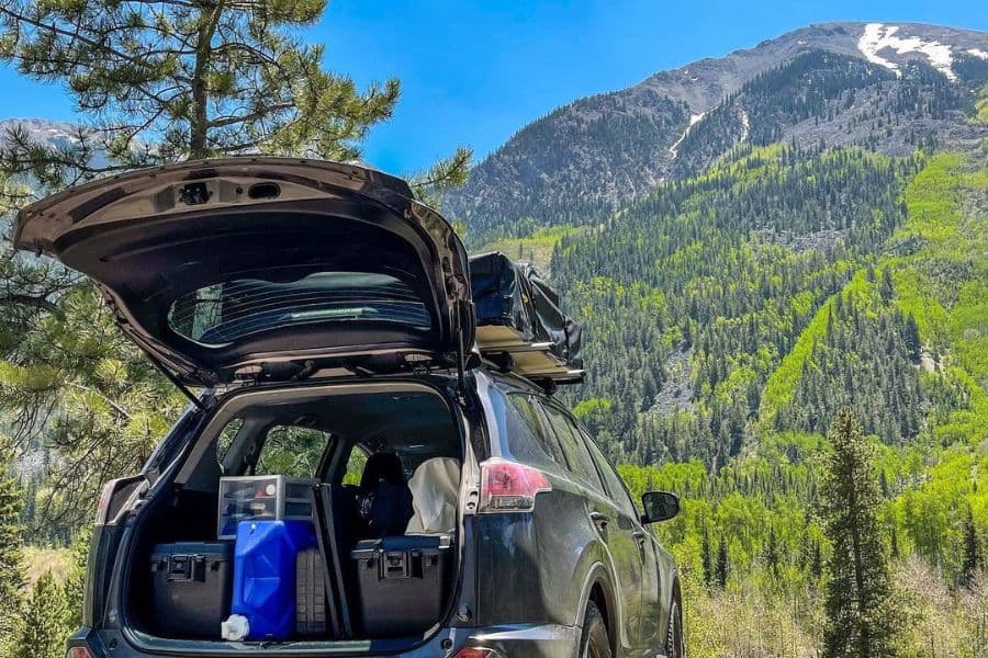 Car Camping in the National Forest