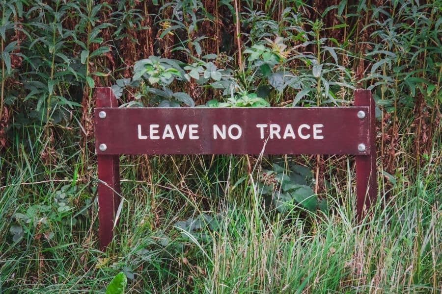 Leave No Trace Camping