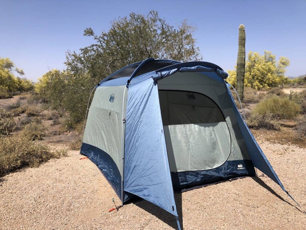 REI Skyward Testing at the Cave Creek Regional Park Campgrounds in AZ