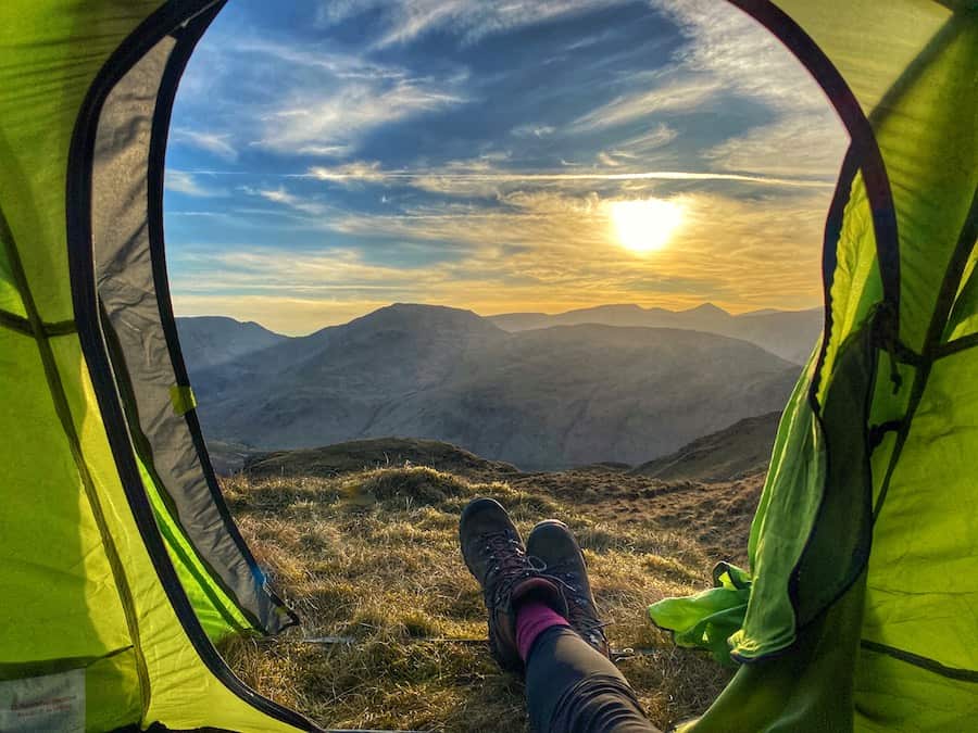 Wild Camping at Angle Tarn