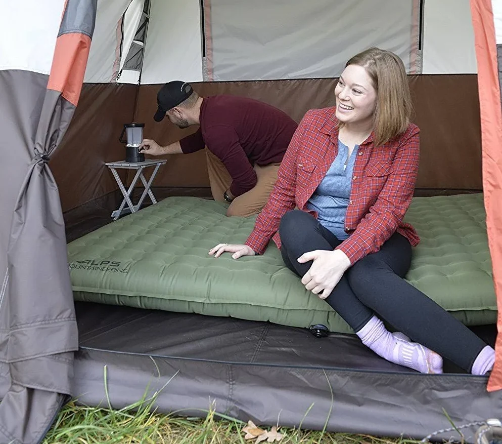 Good camping air outlet mattress