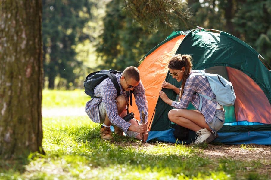 couple camping checklist