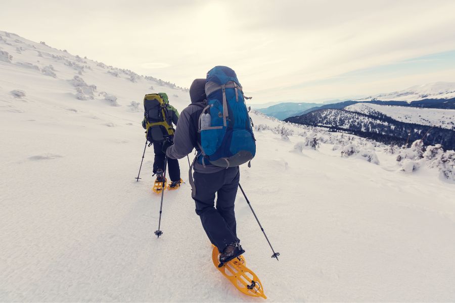 winter hiking