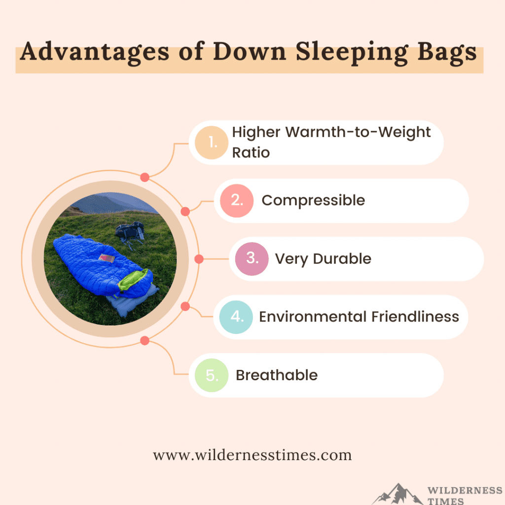 Advantages of Down Sleeping Bags