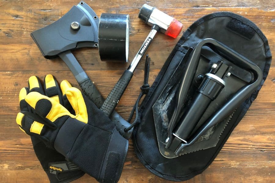 Camping Tools And Safety Gear