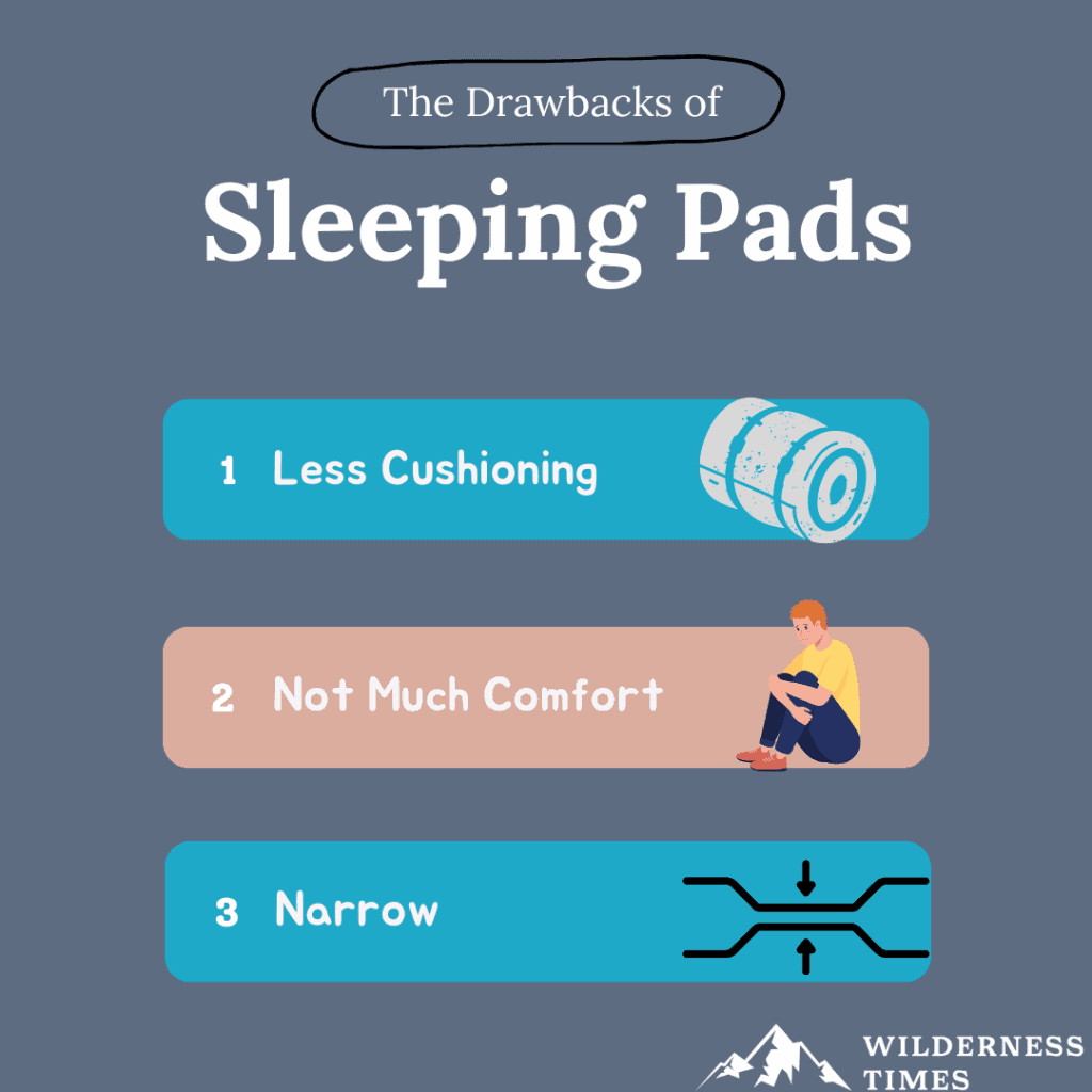 drawbacks of sleeping pads (1)