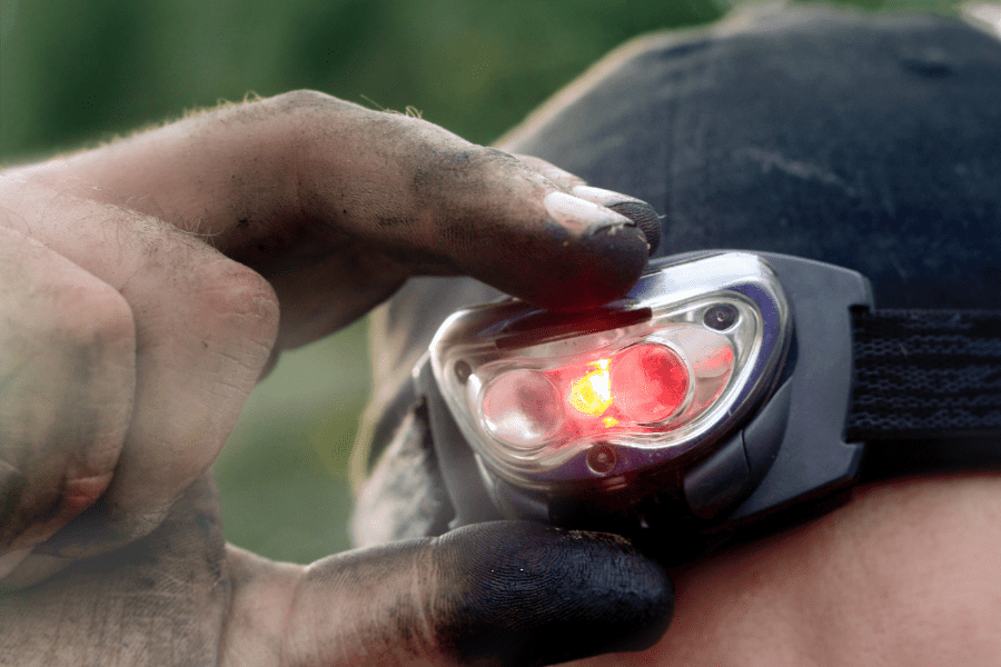 headlamp for hiking at night