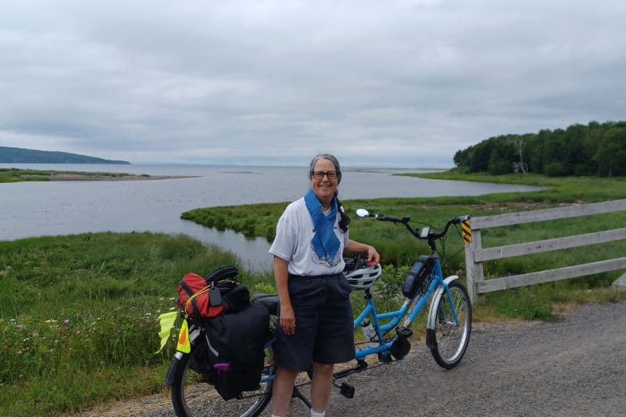 Cape Breton Celtic Shores coastal bike trail, Near Port Hastings, Cape Breton