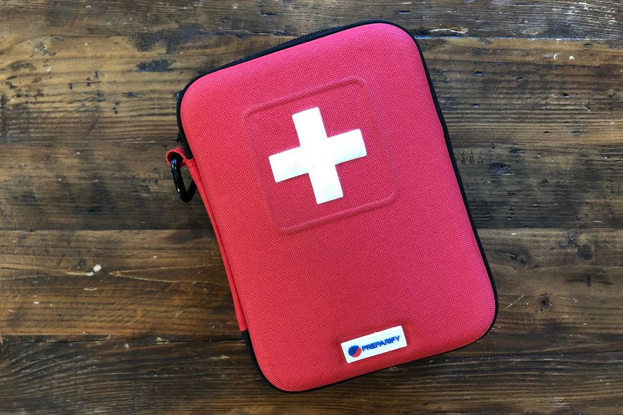First Aid Kit & plenty of bandaids are a must!