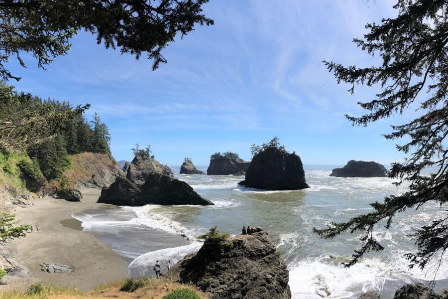 Secret Beach in Oregon has great views, but is a very short hike!