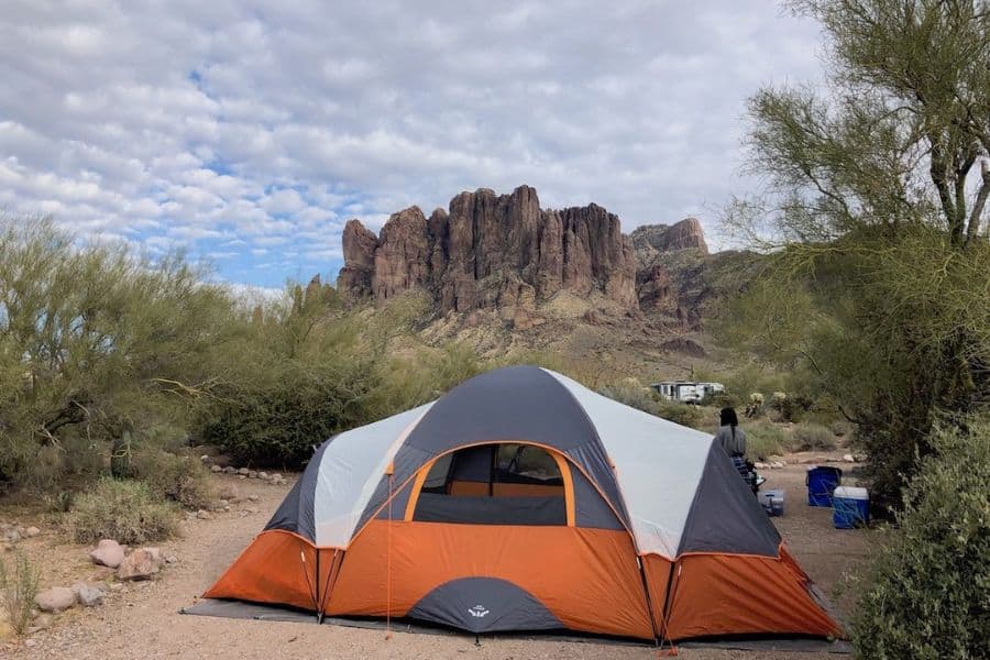 9 Person Core Tent in the Desert