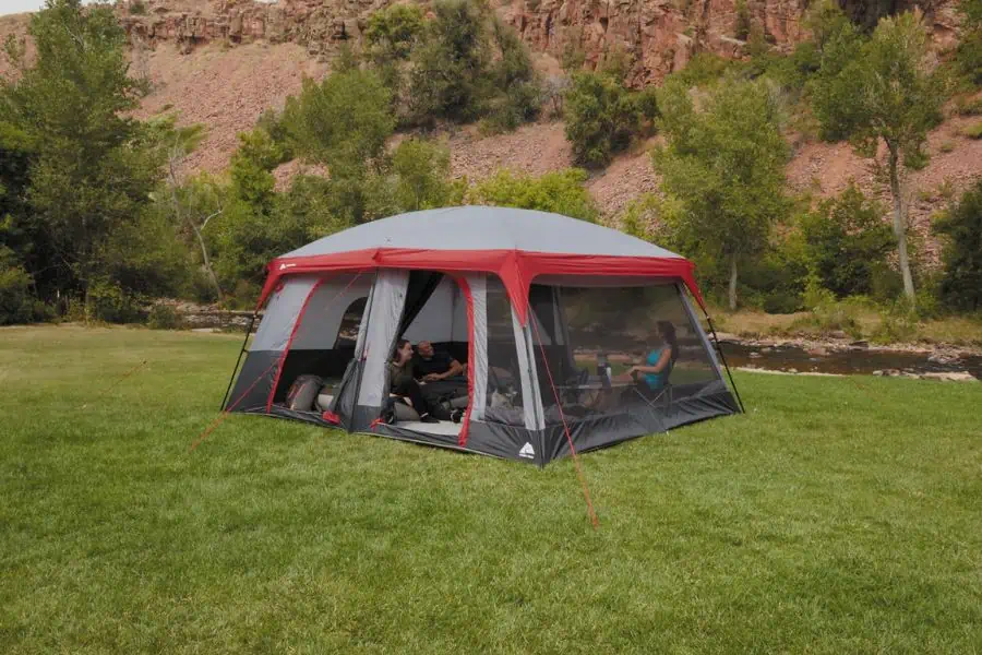 Ozark trail 12 person hotsell tent with led lights