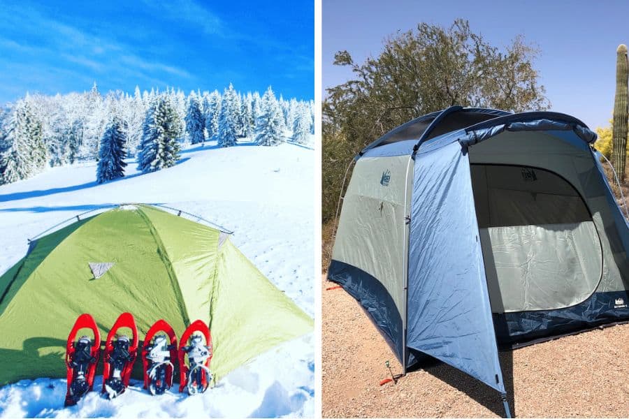 Picking a tent brand based on seasonality