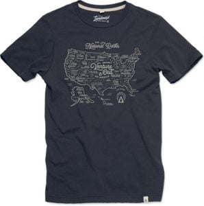 The Landmark Project National Parks Map T-Shirt