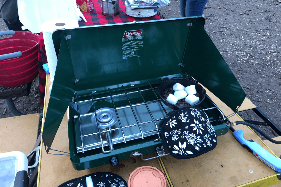 portable propane grill