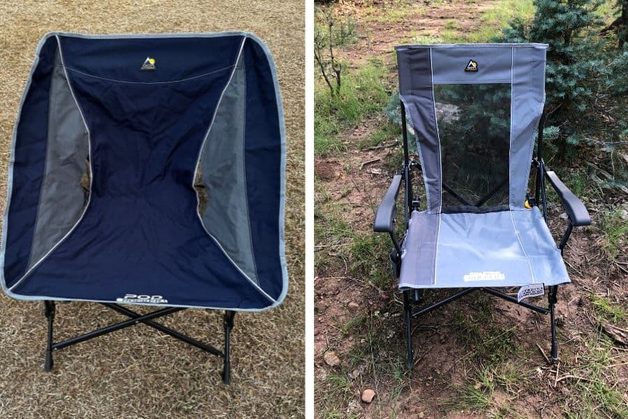 Pod vs. High Back Camp Rocking Chair