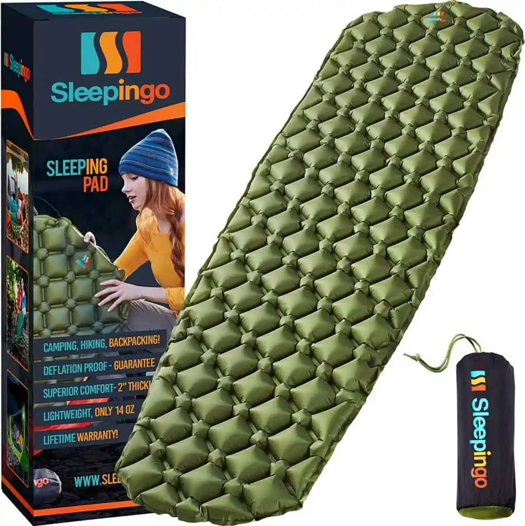 best car camping sleeping pad for side sleepers