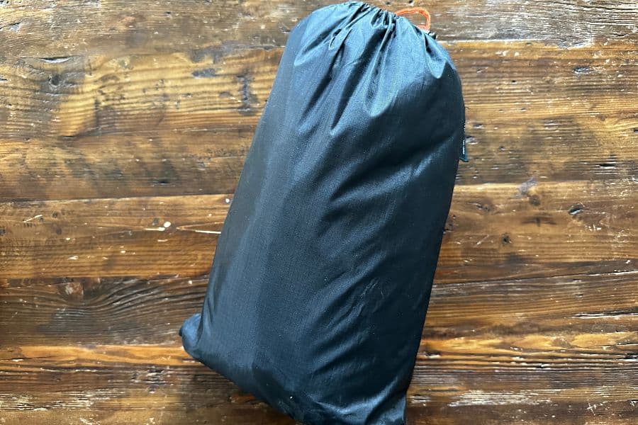 Camping Tarp Size & Packability