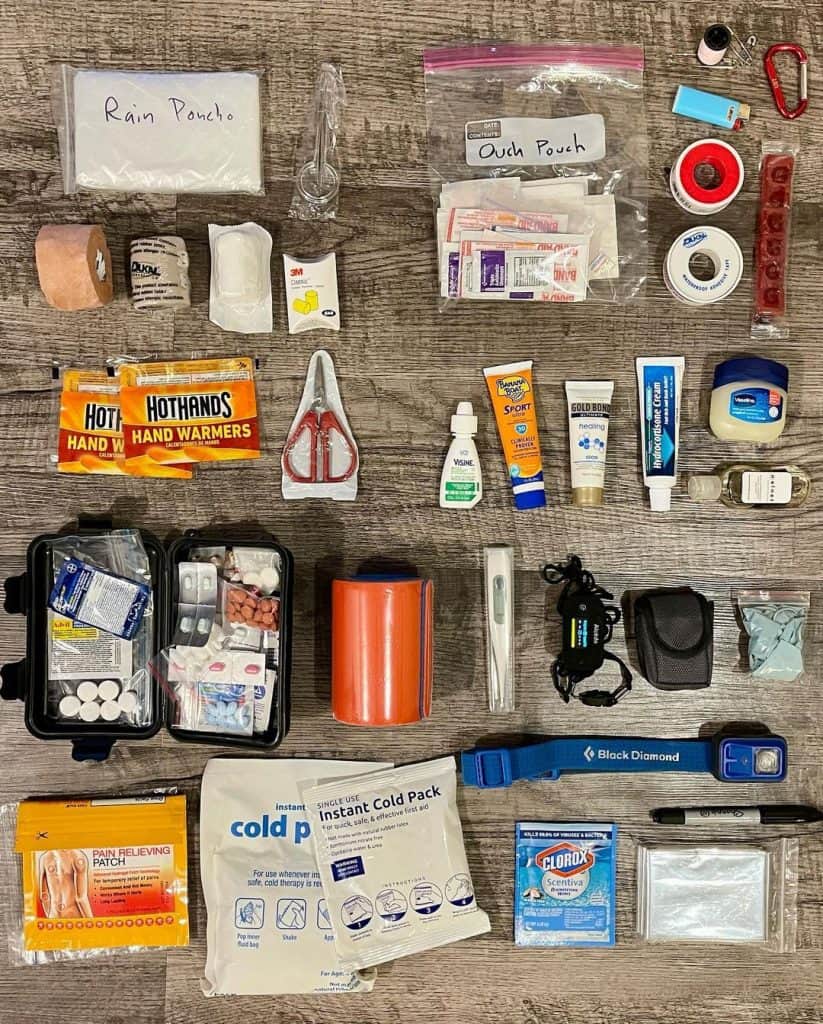 What should fit in a hiking backpack?