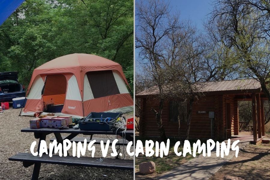 Camping vs. Cabin Camping