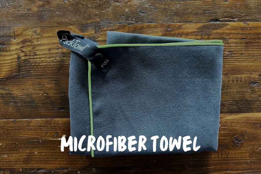 Microfiber TowelHow to shower when camping