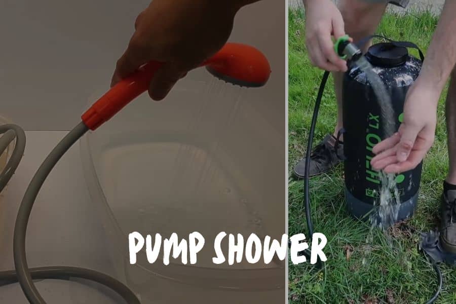 Pump Shower System for Camping
