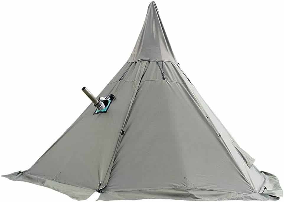 wintent tent with stovejack