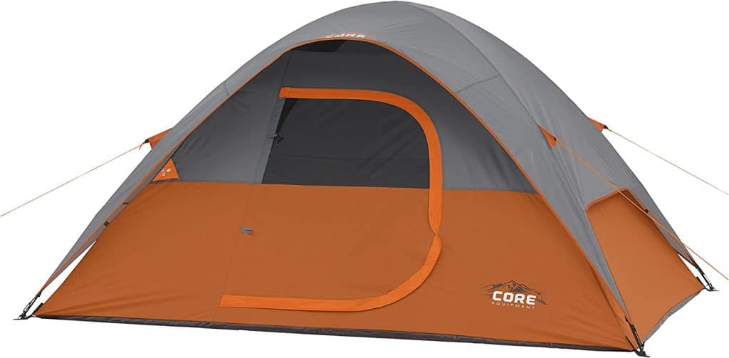 Core Equipment Core 4 Person Instant Dome Tent - 9' x 7', Green