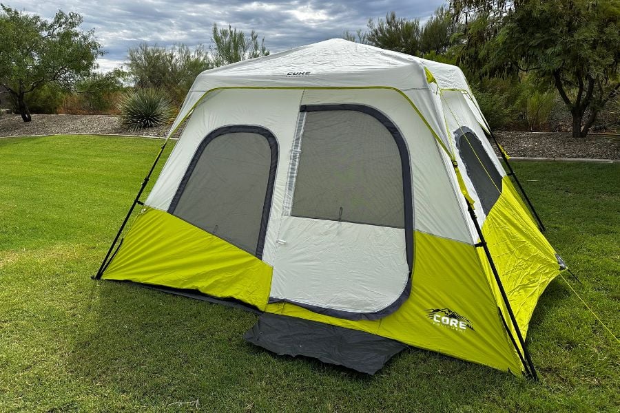 CORE 6 Person Instant Tent Sets Up in 2 Minutes by 1 Person