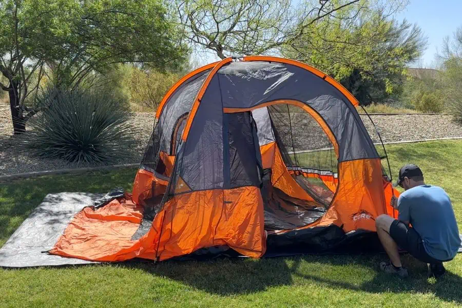 Ease of Use of Setting Up a Dome Tent