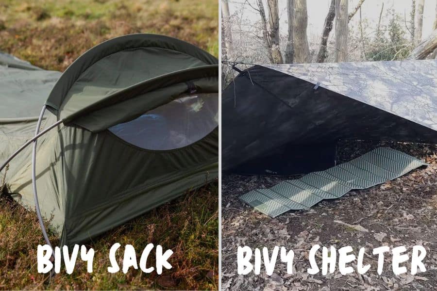 Bivouac “Bivy” Sacks or Bivy Shelters