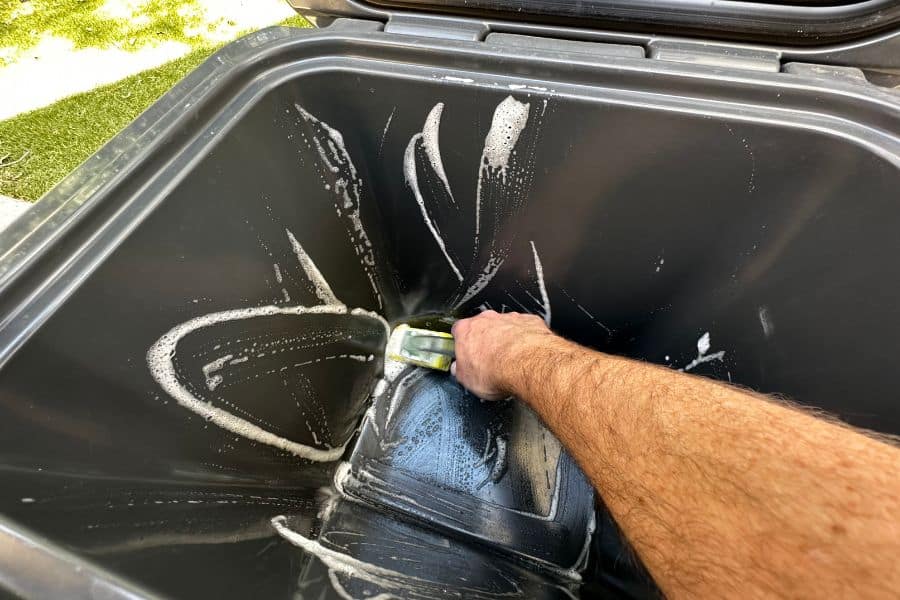 complete a basic cooler cleaning