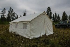 wall tent for glamping