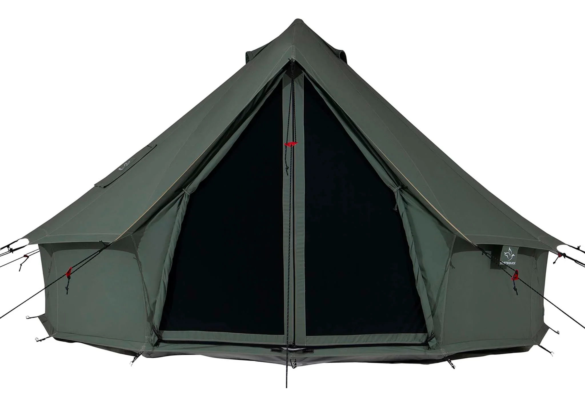 White Duck 16′ Regatta Canvas Bell Tent best glamping tent