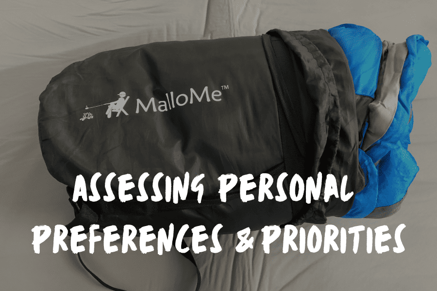 Assessing Personal Preferences & Priorities