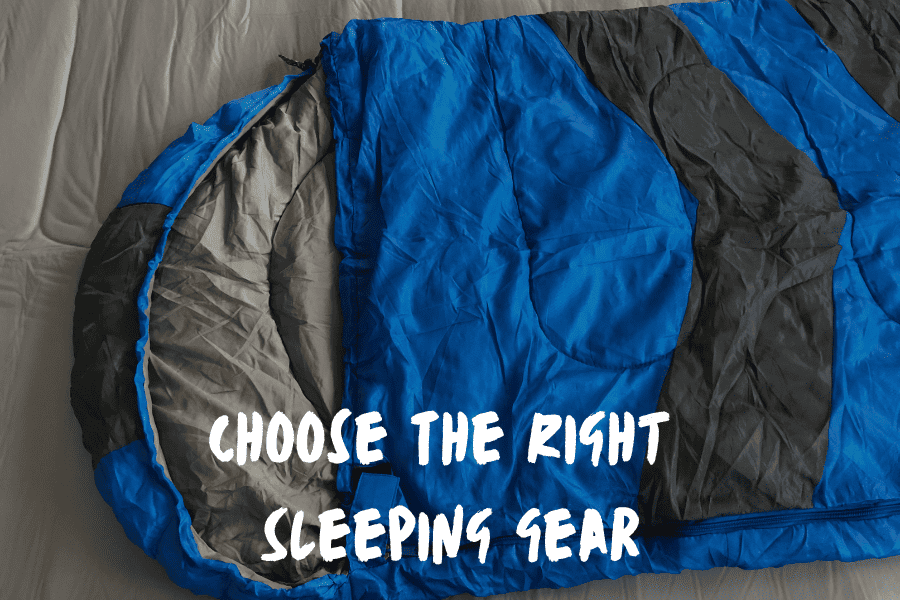 Choose the Right Sleeping Gear