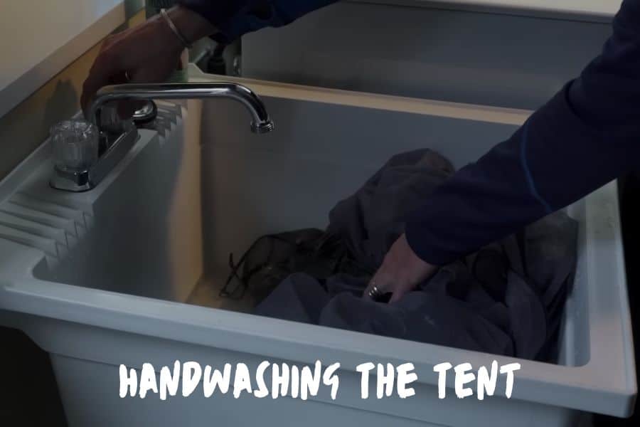 Step 4: Handwashing The Tent