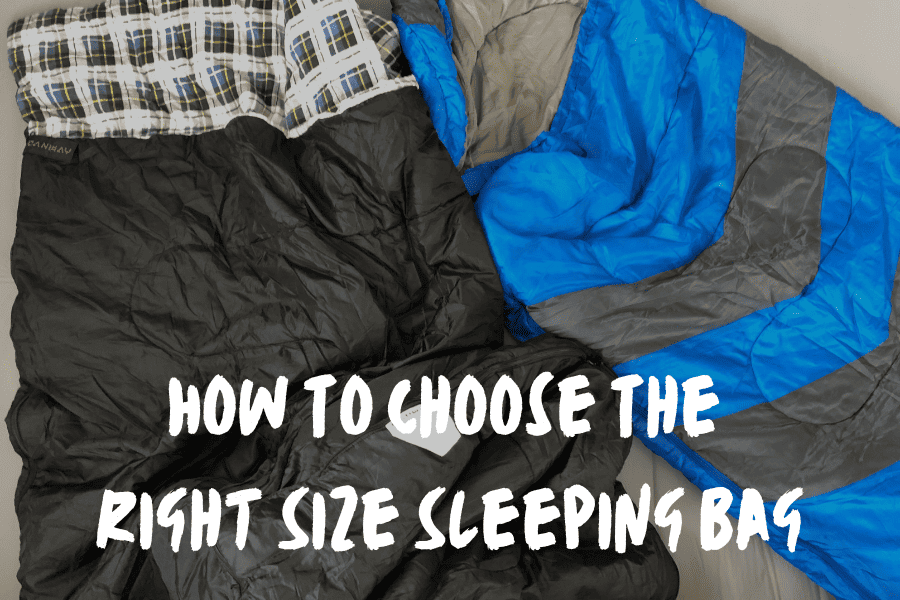 how to choose the right size sleeping bag