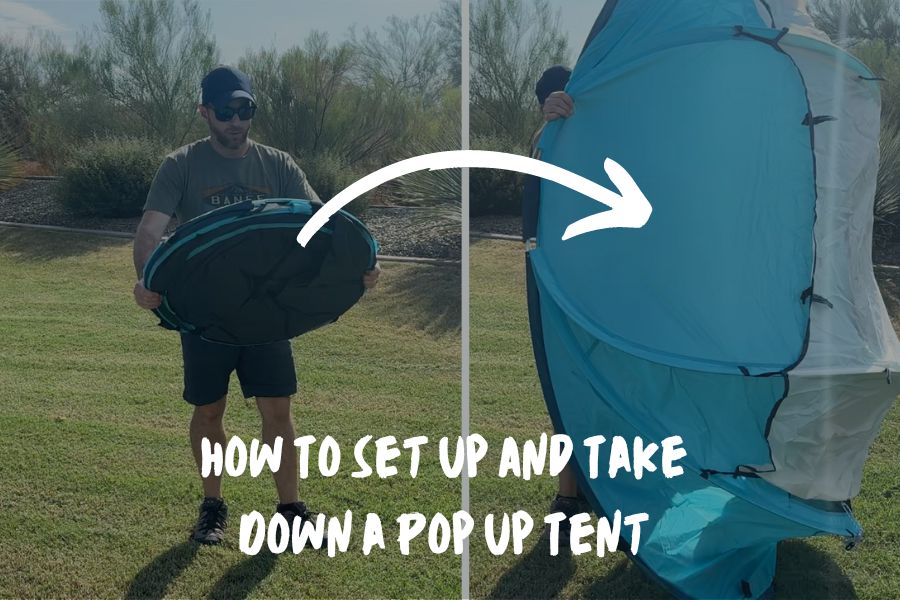 How To Set Up And Take Down a Pop Up Tent