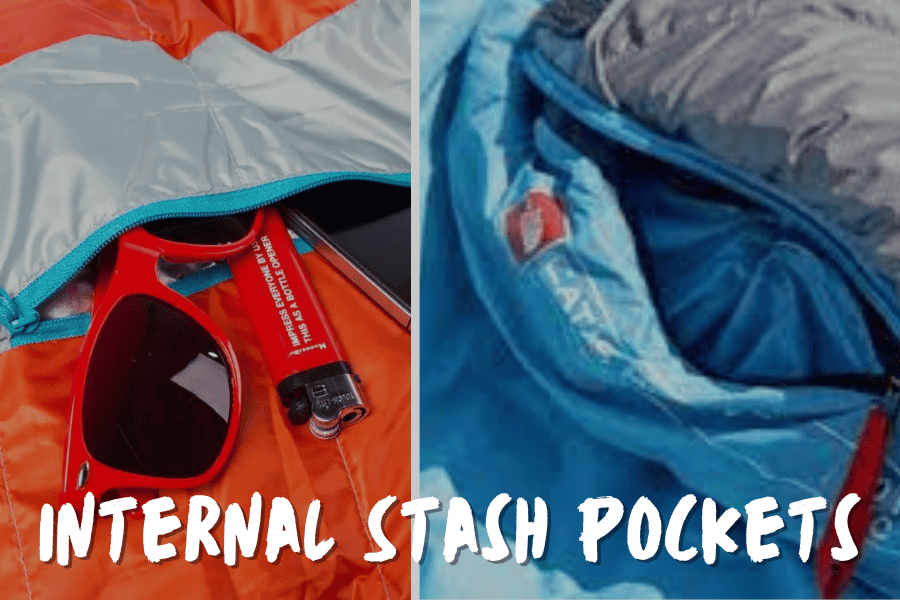 internal stash pockets 