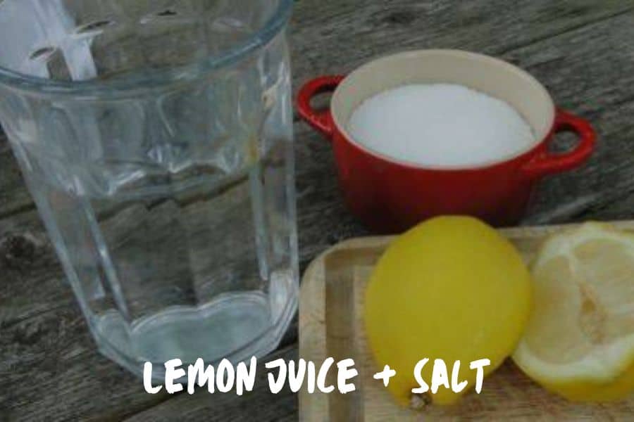 Lemon Juice + Salt 